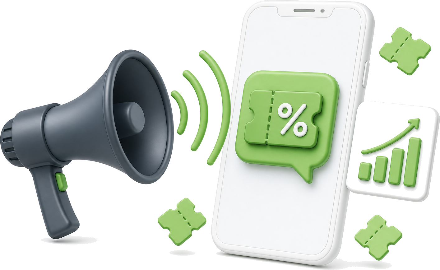 SMS marketing kampány: kuponos üzenet a telefonon